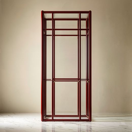 Cinnabar red well finish
